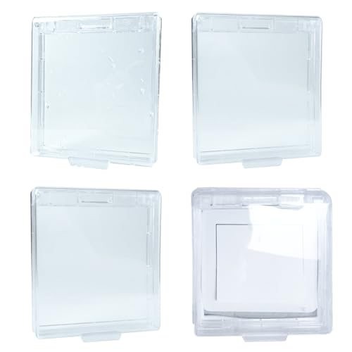 BMXCH 4 Piezas Cubierta Tapa Enchufes Cubre Interruptor pared Tipo 86, Impermeable Tapa Enchufes Pared Autoadhesivo Transparente Protector Caja Enchufe para Baño, Cocina, Dormitorio, Exterior