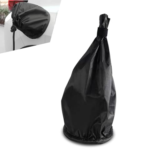 MLY EV Charger Port Cover, Outdoor Waterproof EV Charging Port Cover, All Weather Protection Against Rain Sun Snow Dust, Magnetic Electric Car Charger Port Cover, Fit for Most Electric Vehicle (Black)