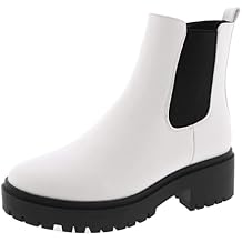 TOP Moda Womens Chelsea Ankle Boot Platform with Chunky Heel