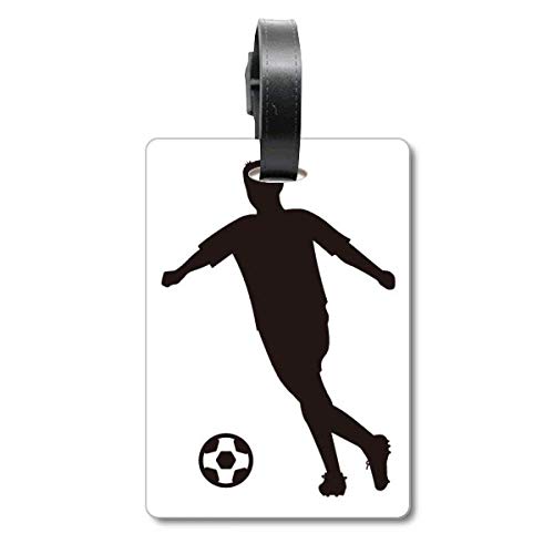 Étiquette pour valise de voyage football bagage enfant adulte
