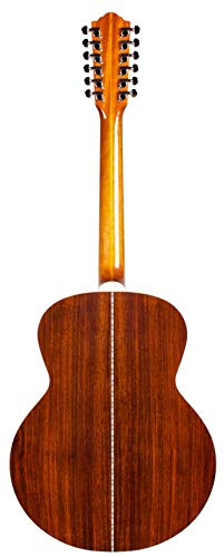 Guild Guitars F-1512 12-String Acoustic Guitar, In Natural, All Solid Woods Jumbo, Westerly Collection With Premium Gig Bag #TOP2