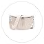 Solid Beige White Bag