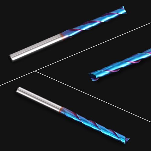 Hqmaster 60241 Extra Long Spiral Router Bit 1/4 Inch Shank Solid Carbide Cnc Router Bit thumb #6