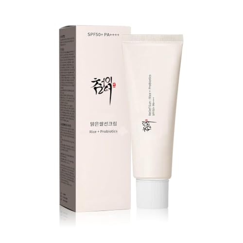 Relief Sun Organic Korean sunscreen SPF50+, PA++++ Riceand Probio...