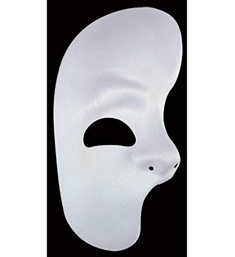 WIDMANN Maschera Mezzo Viso Phantom, Taglia Unica VD-WDM6430P
