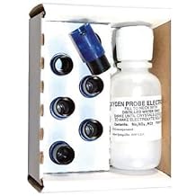 YSI DO Cap Membrane Kit 6 Blue Screw-on Cap Membranes 2 mil PE, Bottle of Electrolyte, and Sanding Disc