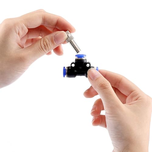 Buse de brumisation 6,35 mm en laiton haute précision avec connecteurs étanches - 6