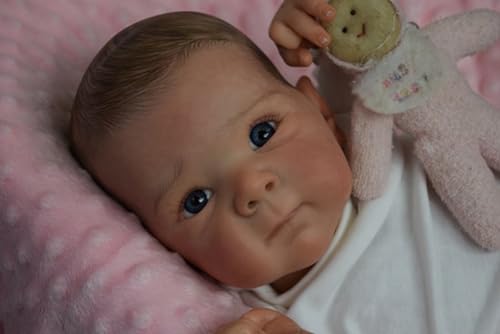 Muñeca Reborn Silicona Realista Bebé 18 Pulgadas miniatura 4