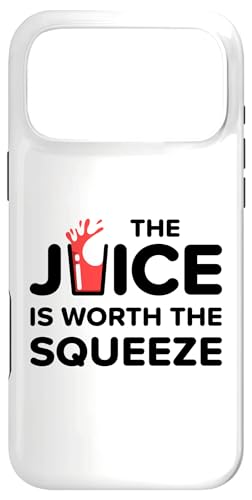 Funny The Juice Is Worth The Squeeze �w���V�[�W���[�X�_�C�G�b�g �X�}�z�P�[�X iPhone 17 Pro Max �p