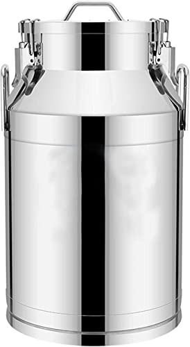 Bidons à lait de 22 à 55L en acier inoxydable 304 avec couvercle