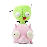 Nickelodeon Invader Zim Gir Riding Pig 10-Inch Plush, Huggable Soft Stuffed Animal