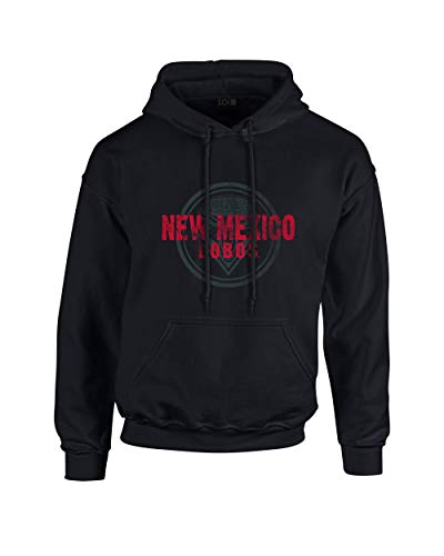 Sudadera con capucha de algodón y poliéster estilo retro unisex adulto