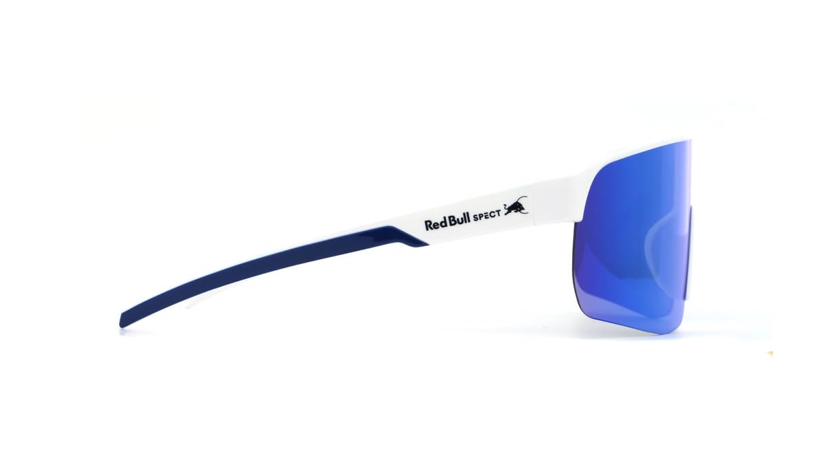 Red Bull Spect Eyewear Dakota, Occhiali Unisex-Adulto, Shiny White, Medium