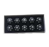 Inner Ring 6mm Outer Ring 10mm Handheld 3D Scanner Magnetic Sphere Magnetic Marker Point Highly Reflective Point for Complex Details(10 pcs Ball)