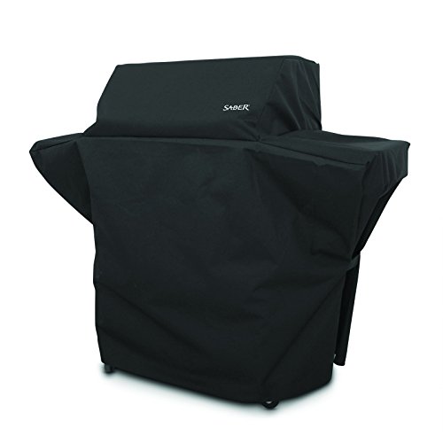 Saber Char-Broil Black Grill Cover 57.5 in. W x 26 in. D x