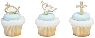 Religious Spiritual Icons Cupcake Picks - 24 pc