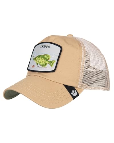 Chapeau Crappie Goorin Bros en coton marron, casquette snapback réglable taille unique