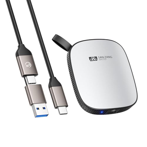 San Zang Master Ssd Esterno 2T Portable Ssd Moderno E Minimalista Capacità Di Archiviazione Ssd Hard Disk Esterno/Leggero Alloggiamento In Alluminio/U