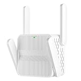WiFi Extender Signal Booster Covers 15888 Sq.ft, 4 Antennas WiFi Extender for Home & Outdoor, Compatible with 155 Devices, Dual Band 2.4G/5.8G, WiFi Repeater Range Extender