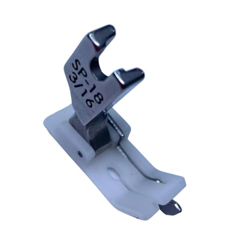 Pé Calcador Pesponto Teflon Lado Direito C. Guia Reta Industrial 5mm TSP-18 3/16