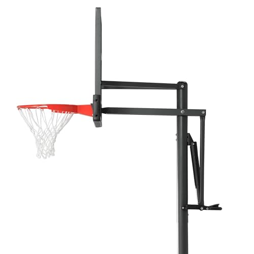 Image of New Adjustable Lifetime Portable Basketball Hoop 71522 54-inch Acrylic Backboard