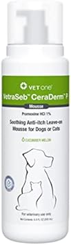 Vet One VetraSeb CeraDerm P Anti Itch Mousse 6.8 oz