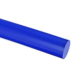 Blauer Nylon-Vollstab, 300 mm Länge, Rundstab aus technischem Kunststoff, Durchmesser 60–75 mm, for Heimwerker- und mechanische Projekte(Diameter 75mm)