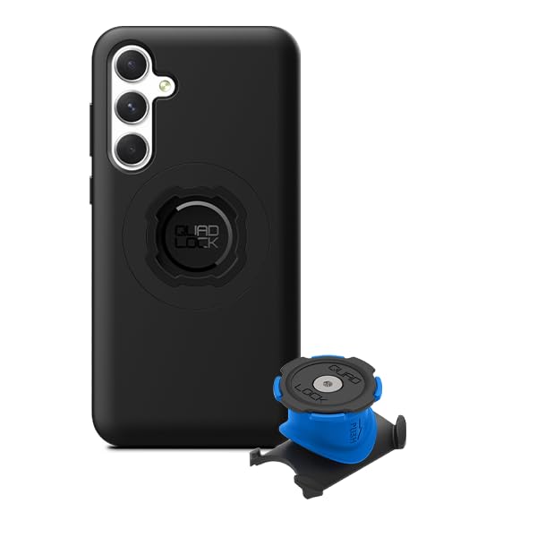 Image of Quad Lock Stem /Handlebar Bike Phone Holder Kit with MAG Phone Case for Samsung Galaxy A35