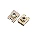 uxcell 20 Pcs Metal Car Auto Door Pannel Spire Screw U-Type Rivet Clips