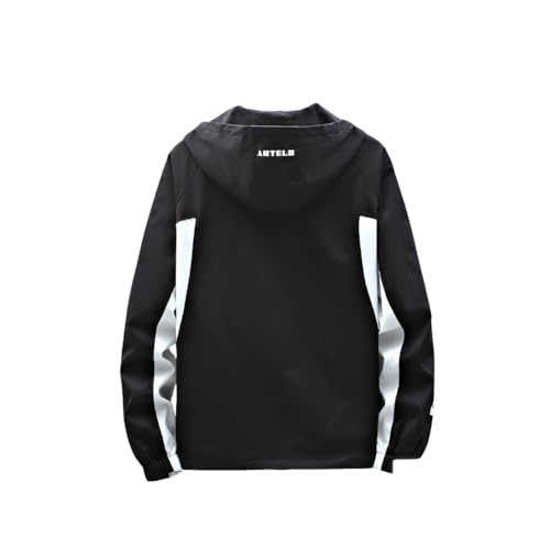 Lightweight Men's Jacket with Hood for Outdoor, Travel, Hiking, Windbreaker, Versatile, Stylish Design2