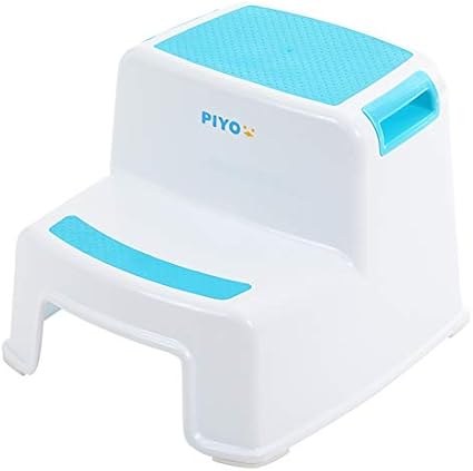 Amazon Co Jp ピヨ Piyo 踏み台 子供 子ども 2段 ステップ台 幼児 こども トイレ おしゃれ ブルー ホーム キッチン