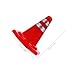 Toddmomy Traffic Roadblocks Simulation Table Props Miniature Road Cone Signs Educational Toy for Kids Lightweight Durable 1.14X1.06X1.06 Inch