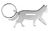 AceCamp Munkees Cat Bottle Opener Keychain, Mini Pet Kitten Can Opener Key Ring, Small Pocket Lightweight Kitty Beer & Wine Cap Opener for Men, Women, Bartenders, Waiters