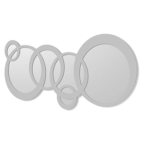 Espejos Decorativos de Pared Grandes Color Plata Marca DekoArte
