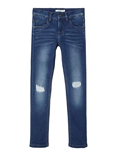 Jeans X-Slim Fit NAME IT pantalón vaquero pitillo niño tejido elástico azul