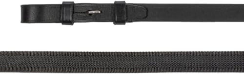 Rênes en cuir avec revêtement en caoutchouc HKM Sophie Brun Pur-sang - 2