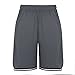 LCMTWX Mens Casual Shorts Plus Size Zipper Pockets Mens Sports Thin Casual Pants Solid Knitted Cotton Shorts Fashion Grey