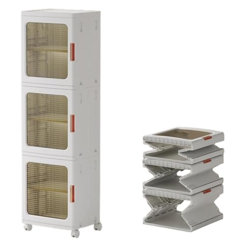 Jireko ���[���b�N �H��I �L���X�^�[�t�� ���Ԏ��[ ���[�L���r�l�b�g �܂肽���� ���[�{�b�N�X ���[�P�[�X PP�f�� 3�w ��e�� ���p �y�� �ϋv�� �X���� �L�b�`���X�g�b�J�[ �g�C�� �����h���[���[ �L�b�`�����[ ���r���O �ƒ�p �ȒP�ȑg�ݗ�