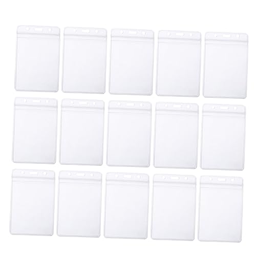 Porte-badges étanches TEHAUX avec clips métalliques | Lot de 100