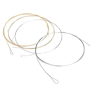 AJ04 Banjo quatre cordes en acier plaqué cuivrés en alliage léger Wound Set pour Guitare - Les Beatles, Paul McCartney, John Lennon, RIngo Starr, George Harrison