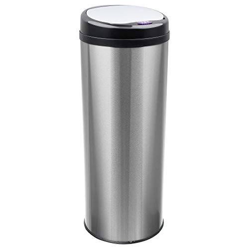 Grandma Shark(グランマシャーク) ゴミ箱 自動ゴミ箱センサー式 ダストボックスおしゃれ全自動ふた付き … (Round-50L)