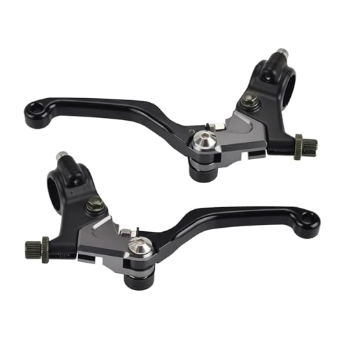 �u���[�L���o�[ �p�̃z���_CRF100F CRF70F CRF80F XR250 XR250R XR250L�p�u���[�L�N���b�`���o�[(Set-black)