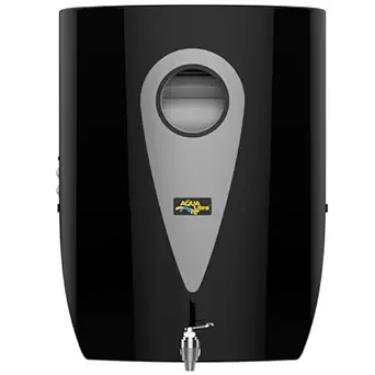Aqua Libra ISI Mark Water Purifier With RO+UV+U Black Color Water Purifier With Zinc Plus Copper Alkaline10 Litre Storage Capacity For Home and Office (Made In India)