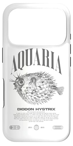 Porcupine Puffer Fish Fish Keeper Modern Streetwear Coque pour iPhone 17 Pro