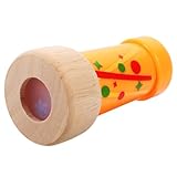 HEMOTON Klassisches Kaleidoskop Orange Lernspielzeug Kreativer Farbenspaß für Geburtstagsparty Mitgebsel Frühförderung Vorstellungskraft und Beobachtung