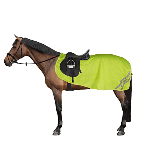 Image of Equi-Flector Shires Reflective Mesh Exercise Sheet in Yellow 60, Yellow