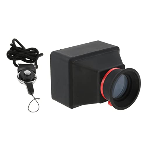 Lupa de pantalla para visor de cámaras DSLR de 3,0 pulgadas con cristal y goma