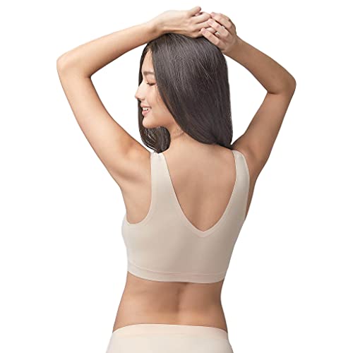 Floatley Cozy Bra Comfort Wirefree Full Coverage Seamless Bra with Embedded Pad for Women2