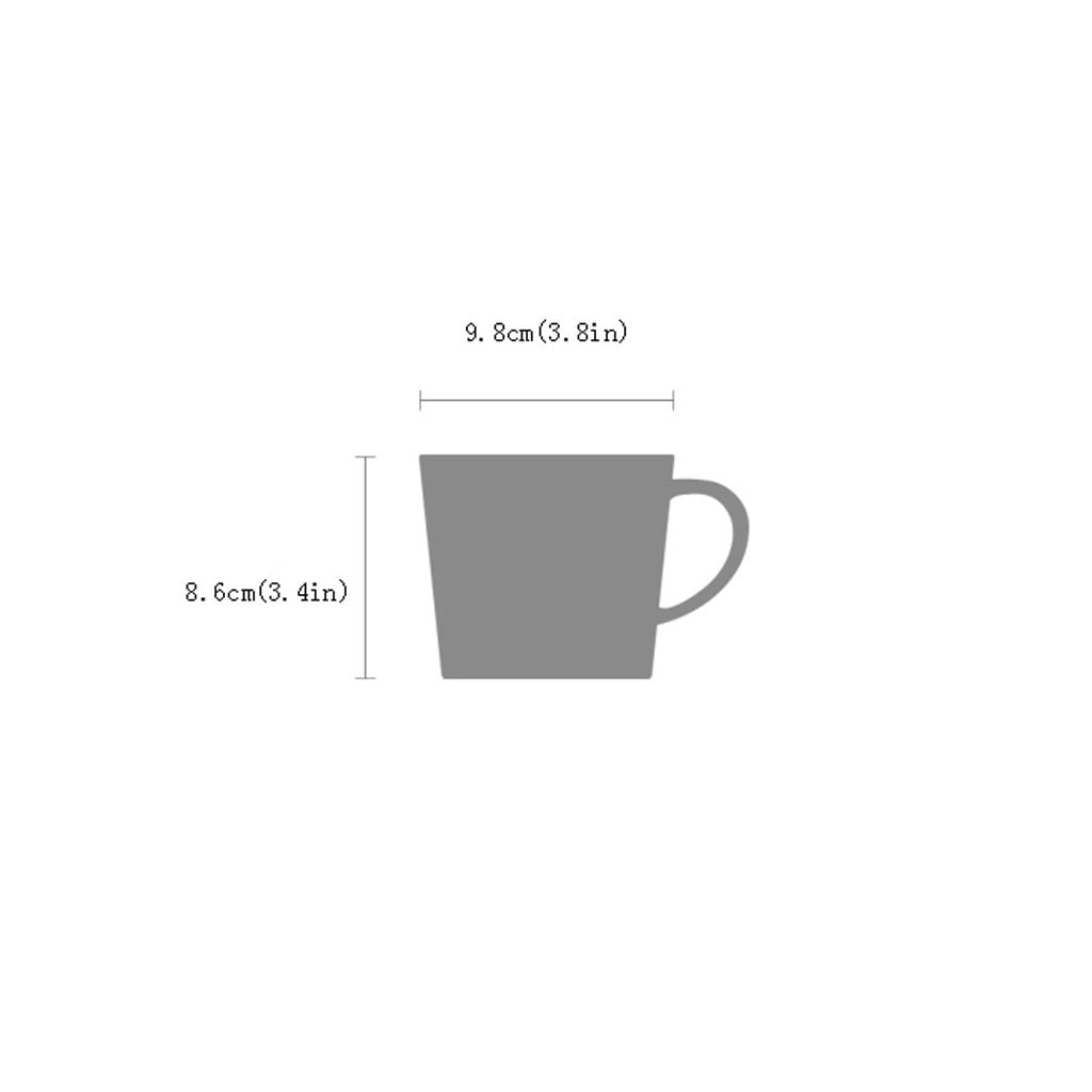 Vasos Reutilizables, Vasos Apilables Taza de cerámica taza taza taza taza de cereal taza de porcelana taza de agua casero estilo nórdico 13.5oz