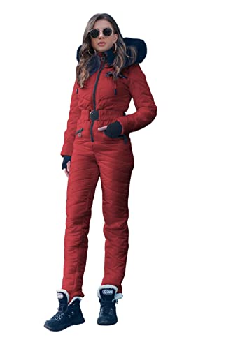 Yousify Womens Waterproof Ski Suit Jumpsuit